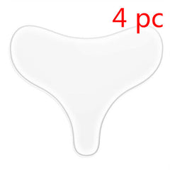 style: T, quantity: 4pc - Silica gel anti wrinkle pad, chest sticking, pulling and tightening chest skin to prevent chest wrinkles, wrinkles, wrinkles, chest and heart.