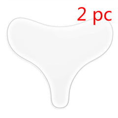 style: T, quantity: 2pc - Silica gel anti wrinkle pad, chest sticking, pulling and tightening chest skin to prevent chest wrinkles, wrinkles, wrinkles, chest and heart.