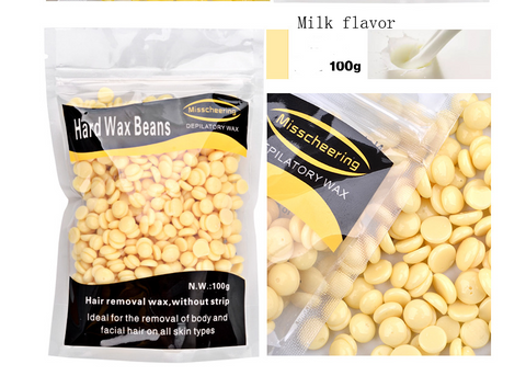 style: Milk 300g - Hair Removing Hard Wax Beans 100g