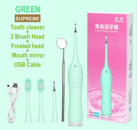 Style: Upgrade, Color: Green - Multifunctional Dental Scaler