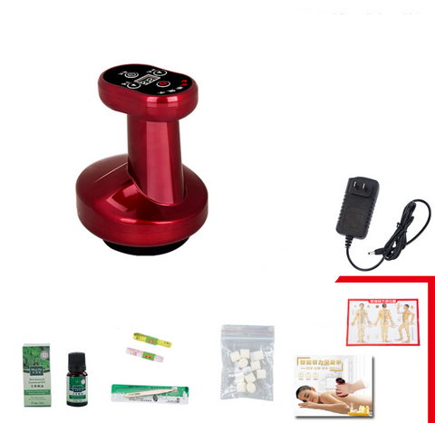 Color: Red, Model: EU - Home physiotherapy electric scraping