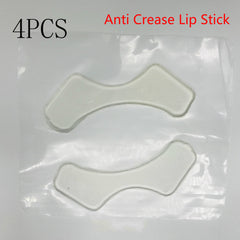 style: Lip, quantity: 4pcs - Silica gel anti wrinkle pad, chest sticking, pulling and tightening chest skin to prevent chest wrinkles, wrinkles, wrinkles, chest and heart.