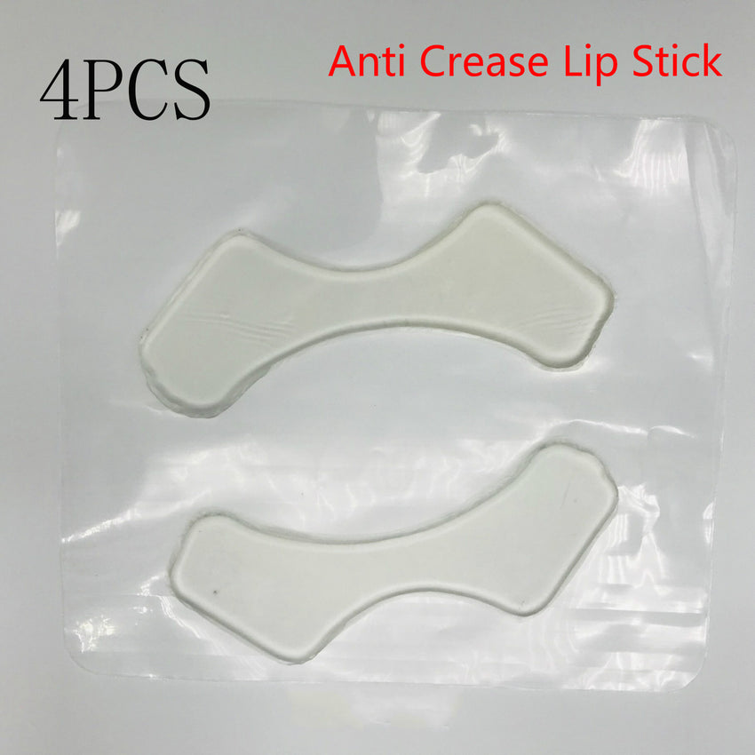 style: Lip, quantity: 4pcs - Silica gel anti wrinkle pad, chest sticking, pulling and tightening chest skin to prevent chest wrinkles, wrinkles, wrinkles, chest and heart.