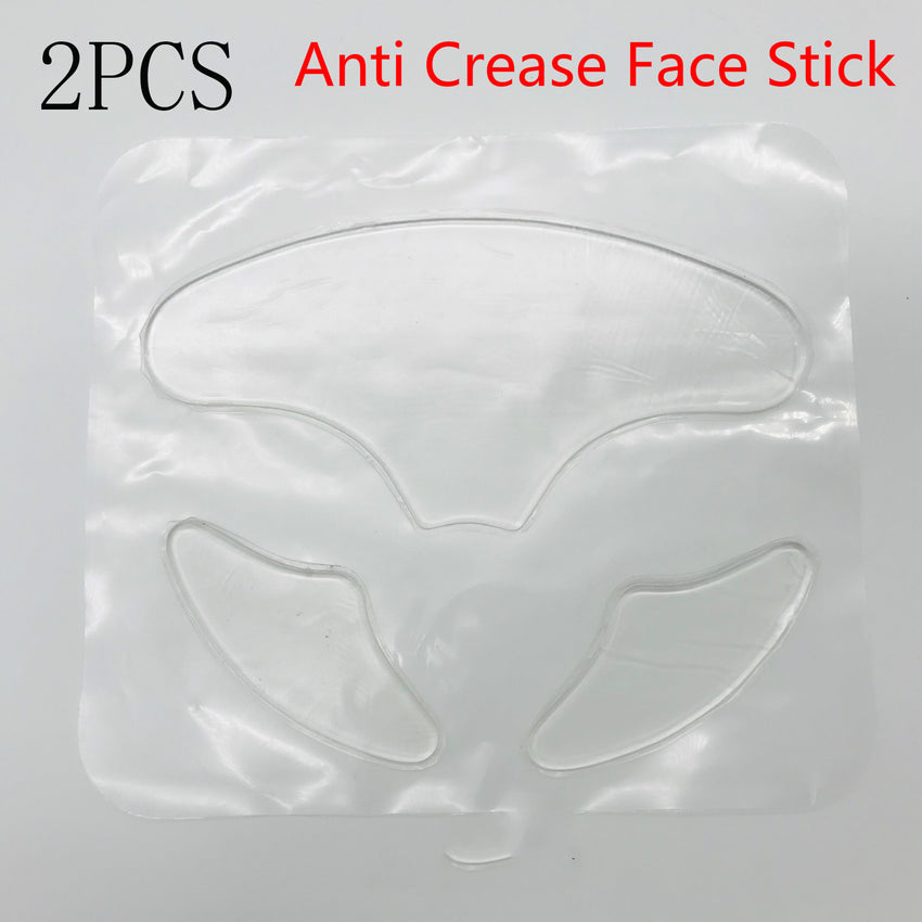 style: Face, quantity: 2pcs - Silica gel anti wrinkle pad, chest sticking, pulling and tightening chest skin to prevent chest wrinkles, wrinkles, wrinkles, chest and heart.