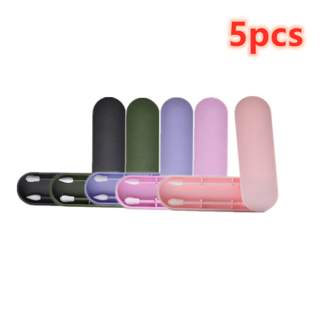 Color: Set1 - Double-Headed Silicone Environmental Protection Ear Stick